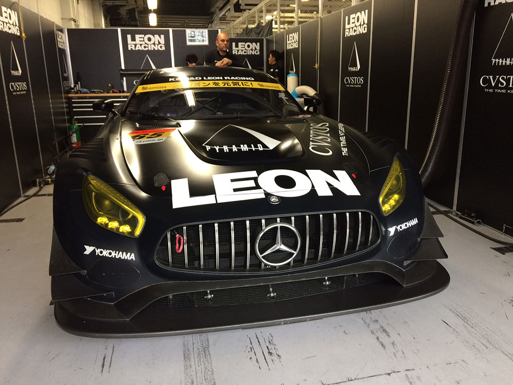 エブロ EBBRO 1/43 2016 LEON CVSTOS AMG-GT SGT GT300 黒澤治樹